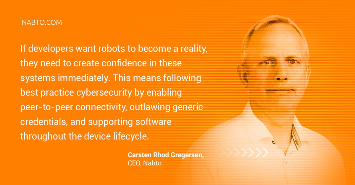 Nabto (@nabto_com) on Twitter photo 🤖 With #IoTdevices gaining physical capabilities, securing them is more critical than ever.
In <a href="/helpnetsecurity/">Help Net Security</a>, Carsten Rhod Gregersen discusses the urgent need for robust #Cybersecurity measures in the age of humanoid robots 🔗 helpnetsecurity.com/2025/04/29/hum… 🤖 With #IoTdevices gaining physical capabilities, securing them is more critical than ever.
In <a href="/helpnetsecurity/">Help Net Security</a>, Carsten Rhod Gregersen discusses the urgent need for robust #Cybersecurity measures in the age of humanoid robots 🔗 helpnetsecurity.com/2025/04/29/hum…