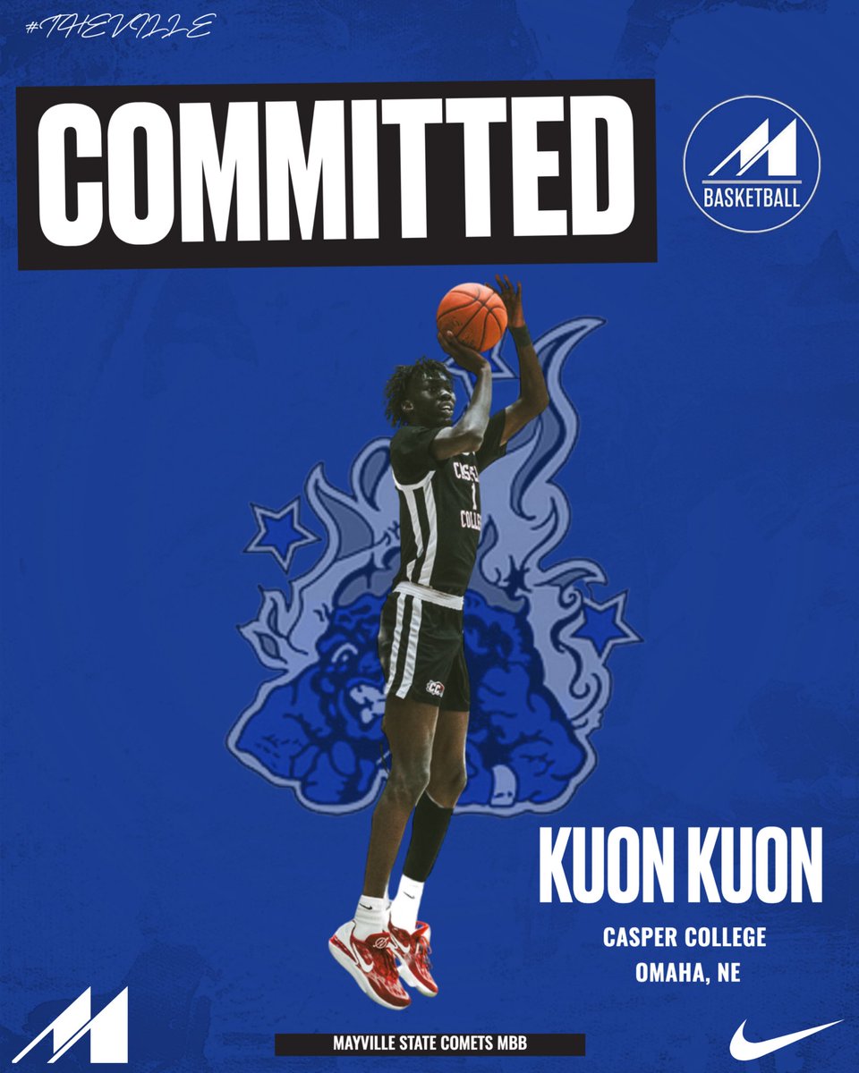 MSUCometsMBB's tweet image. Comet Nation, welcome Kuon Kuon! He last played at Casper College in Wyoming! Ⓜ️☄️🔵⚪️
#CometFamily | #CometBall | #TheVille