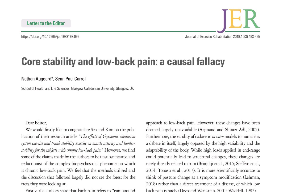 Core stability and low-back pain: a causal fallacy

pmc.ncbi.nlm.nih.gov/articles/PMC66…