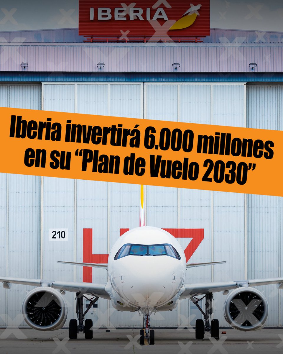 #España 🇪🇸 | Iberia presentó oficialmente su nuevo plan estratégico de largo plazo que contempla una inversión de 6.000 millones de euros 📲hangarx.com.ar/2025/06/iberia…