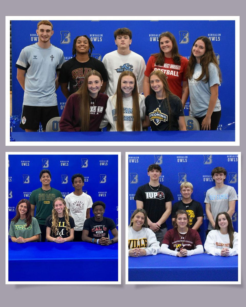 SOLsports (@solsports) on Twitter photo Check out the Bensalem seniors who have committed to compete in sports at the next level.
<a href="/bensalemhs/">Bensalem HS</a> <a href="/BensalemSB/">Bensalem Softball</a> <a href="/Owls_Athletics/">Bensalem HS Athletic</a> <a href="/BensalemSchools/">Bensalem Schools</a>
suburbanonesports.com Check out the Bensalem seniors who have committed to compete in sports at the next level.
<a href="/bensalemhs/">Bensalem HS</a> <a href="/BensalemSB/">Bensalem Softball</a> <a href="/Owls_Athletics/">Bensalem HS Athletic</a> <a href="/BensalemSchools/">Bensalem Schools</a>
suburbanonesports.com
