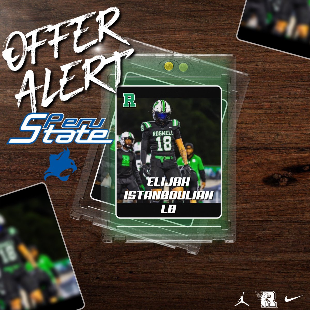 Roswell Football (@roswell_fb) on Twitter photo Congrats to <a href="/istanboulian07/">Elijah_istanboulian07</a> for receiving an offer from Peru State!
#RecruitTheNest
#WIN Congrats to <a href="/istanboulian07/">Elijah_istanboulian07</a> for receiving an offer from Peru State!
#RecruitTheNest
#WIN