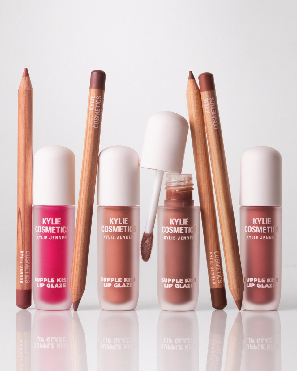 the lip kit that started it all, now with a glossy finish 🩷 introducing our NEW glossy lip kit 👄 each kit features a supple kiss glaze and a contrasting precision pout lip liner. sculpt and define with the liner then top it off with mirror like shine. coming 6.24!