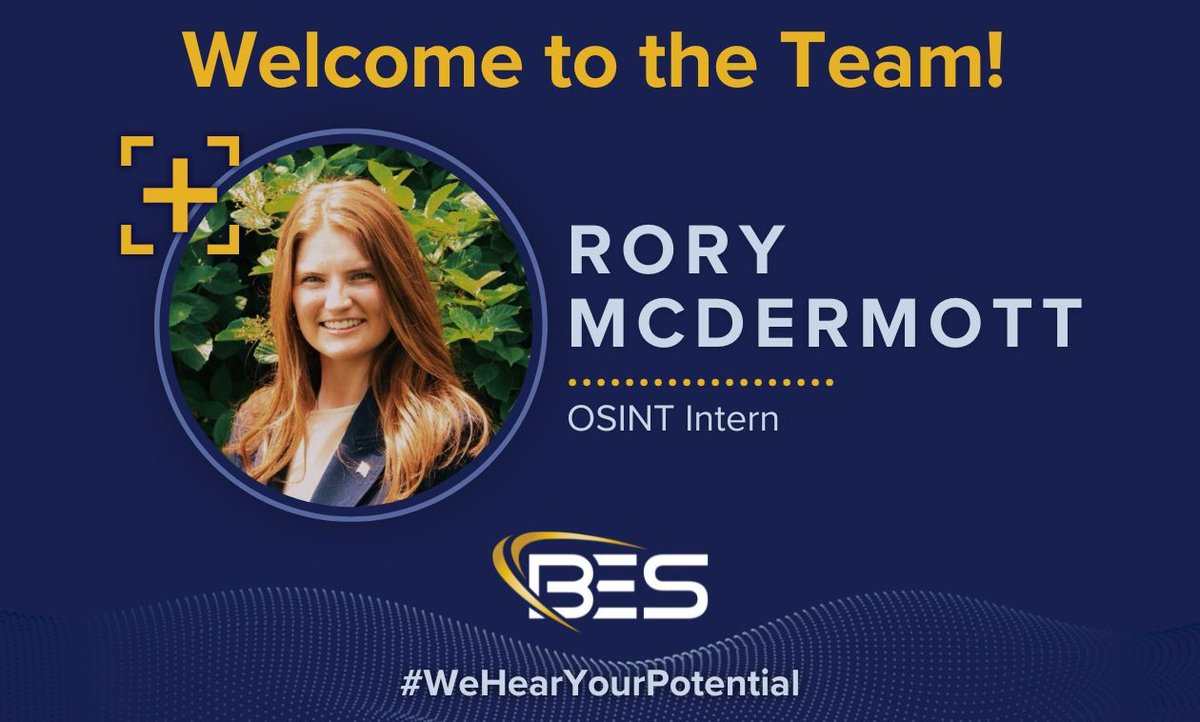 🌟 We’re excited to introduce Rory McDermott, who joins Bent Ear Solutions as an #OSINT Intern!

Rory is a rising senior at James Madison University, majoring in Intelligence Analysis with minors in Global Religions and Cultures and Honors Interdisciplinary Studies.