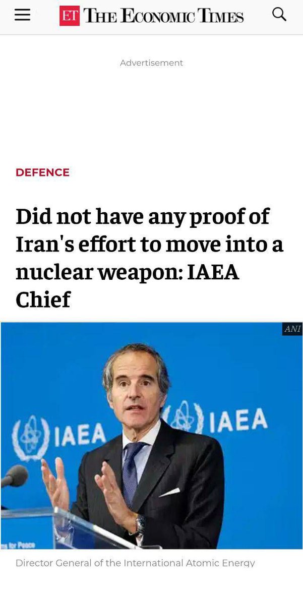 איראן לא איימה – השלטון שלכם איים בשמכם כדי להצית מלחמה.