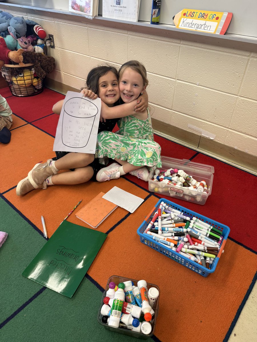 Enjoying one of our last Kindergarten choice times!