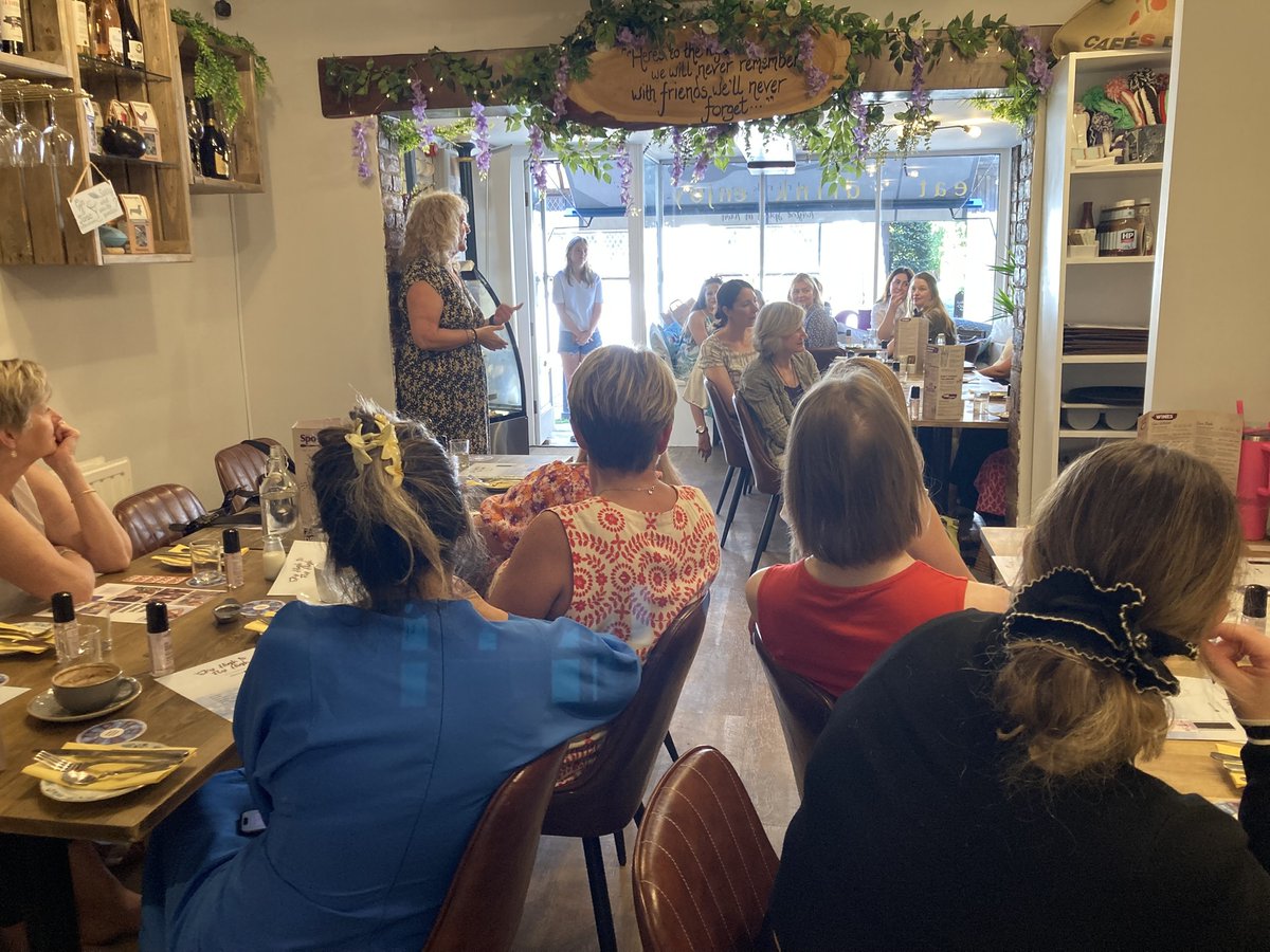 What a wonderful afternoon tea we enjoyed at The Twisted Spoon in Friar Street. Thank you to all ladies that attended on a very hot afternoon 🌞
Also a big thank you to Nicola Matthews, Founder of <a href="/SiennaXOfficial/">Sienna X</a> for a very insightful and entertaining talk about her empire.