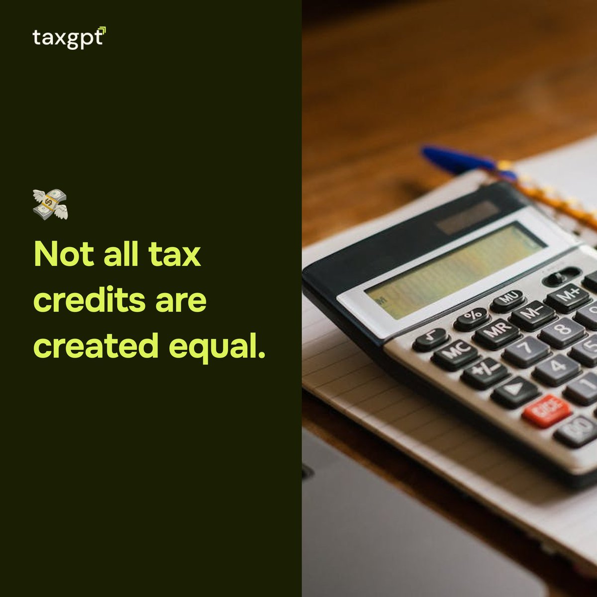 Tax credits can lower your bill or even boost your refund. But do you know the difference between refundable and nonrefundable credits?

✅ Refundable credits: Can give you money back even if you owe $0 in taxes
✅ Nonrefundable credits: Only reduce what you owe—no refund beyond