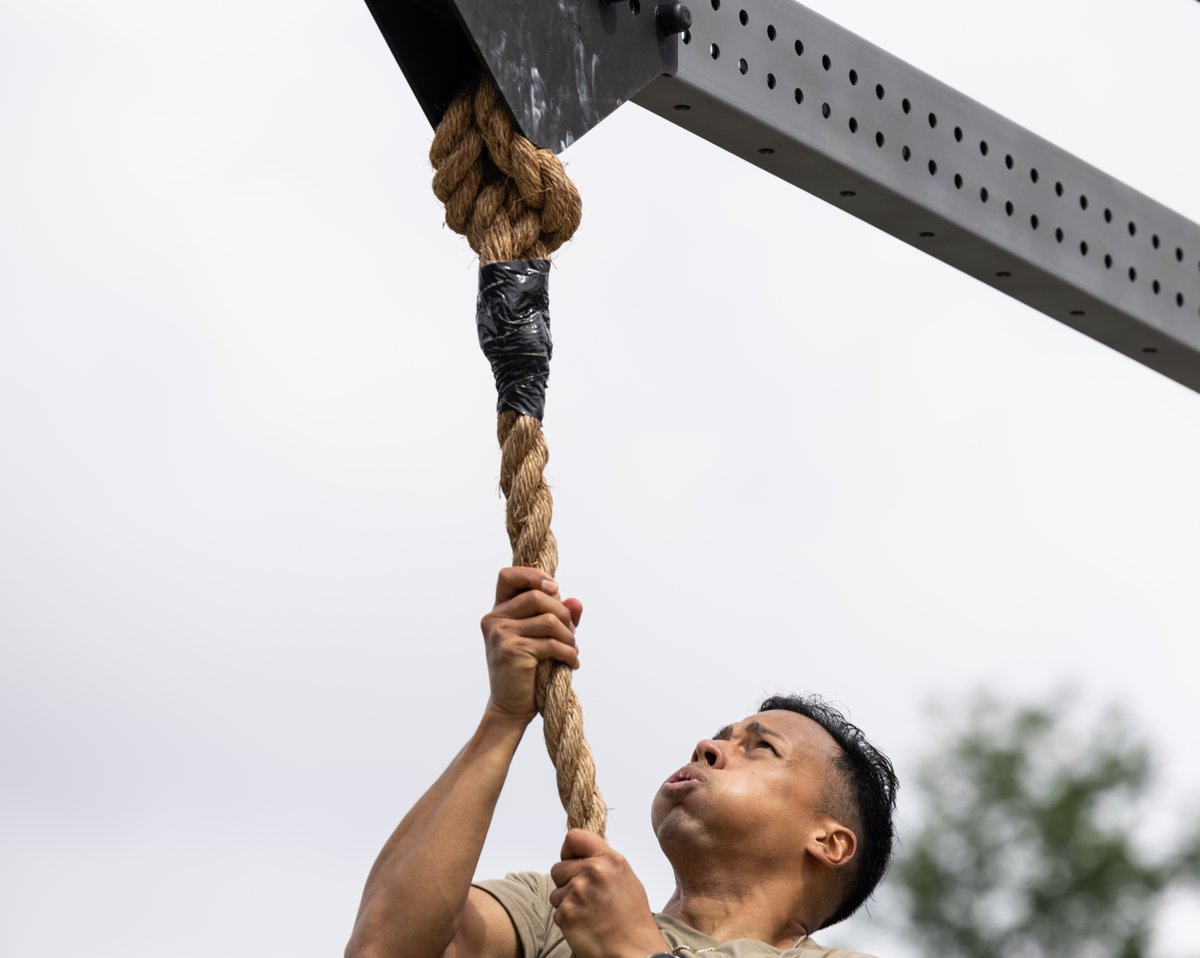 🏃 WORKOUT WEDNESDAY 🏃‍♀️ Get up and workout like an Army Soldier!  You don't have to climb a rope or lug awkwardly heavy things around like these Soldiers did last Saturday during the Army 250th Birthday Fitness Challenge, but there are some rather new fitness requirements for