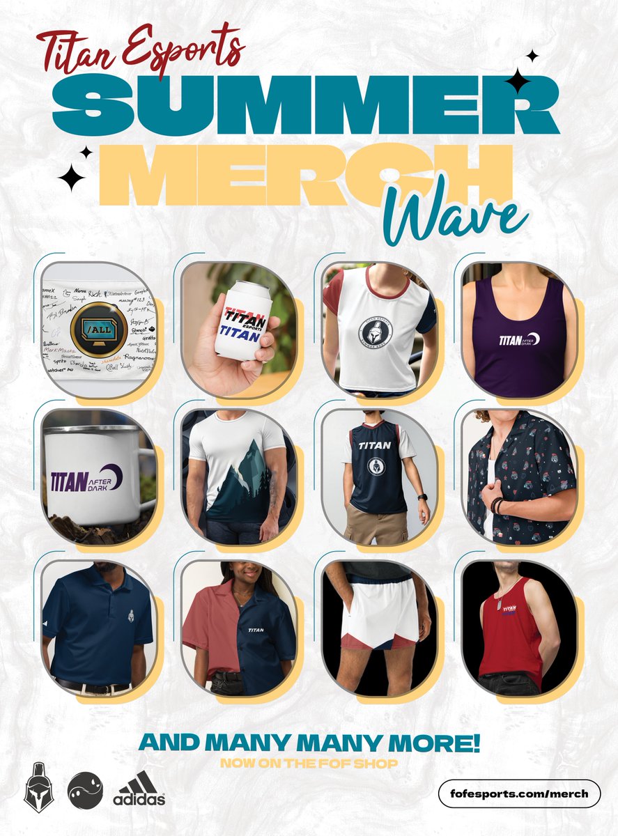 Are you feeling hot🥵this summer? Is your wardrobe reflecting it? Look no further, because we've got hot new merch fresh off the grill at the Titan Esports x Friend or Foe shop!  Check out the link below for a variety of hot new gear!