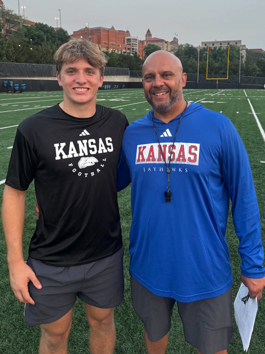 Colton McComb (@mccombcolton) on Twitter photo God is so good! After a great conversation with <a href="/CoachLeipold/">Lance Leipold</a> and <a href="/CoachSimps/">Chris Simpson</a> I excited to announce that I have received an offer from <a href="/KU_Football/">Kansas Football</a> 🔴🔵 #RockChalk
<a href="/Coachjmerideth/">Justin Merideth</a> <a href="/RecruitEMHS_FB/">Recruit EMHS Football</a> <a href="/JayhawkSlant/">JayhawkSlant</a> <a href="/adamgorney/">Adam Gorney</a> <a href="/RivalsFriedman/">Adam Friedman</a> <a href="/David_McComb8/">David McComb</a> God is so good! After a great conversation with <a href="/CoachLeipold/">Lance Leipold</a> and <a href="/CoachSimps/">Chris Simpson</a> I excited to announce that I have received an offer from <a href="/KU_Football/">Kansas Football</a> 🔴🔵 #RockChalk
<a href="/Coachjmerideth/">Justin Merideth</a> <a href="/RecruitEMHS_FB/">Recruit EMHS Football</a> <a href="/JayhawkSlant/">JayhawkSlant</a> <a href="/adamgorney/">Adam Gorney</a> <a href="/RivalsFriedman/">Adam Friedman</a> <a href="/David_McComb8/">David McComb</a>