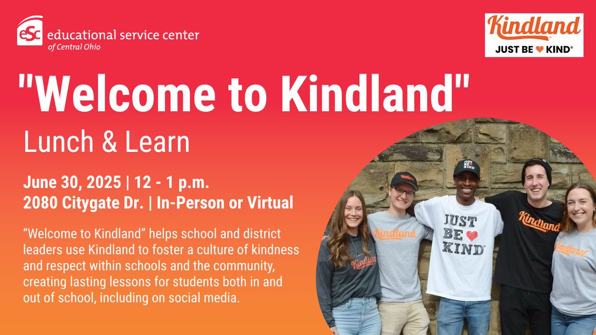 💡 Looking for a simple way to strengthen school climate? Start with kindness! Join us on June 30 for the Welcome to Kindland Lunch &amp; Learn to learn how kindness can support PBIS and SEL while improving student well-being. Join in-person or virtually: bit.ly/3T45LNZ