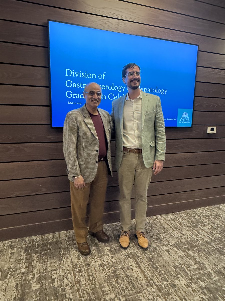 Congratulations to the MCW GI Fellowship Class of 2025! 🎓

We proudly celebrate the graduation of:

✨ Harrison Mooers, MD
✨ Wilfredo Pagani, MD (AEF)

We can’t wait to see the incredible things you all will accomplish next!