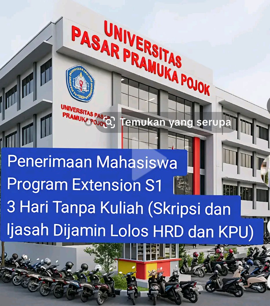 Siapa yg pernah kuliah disini....?
Hayo ngaku....
🤣🤣🤣