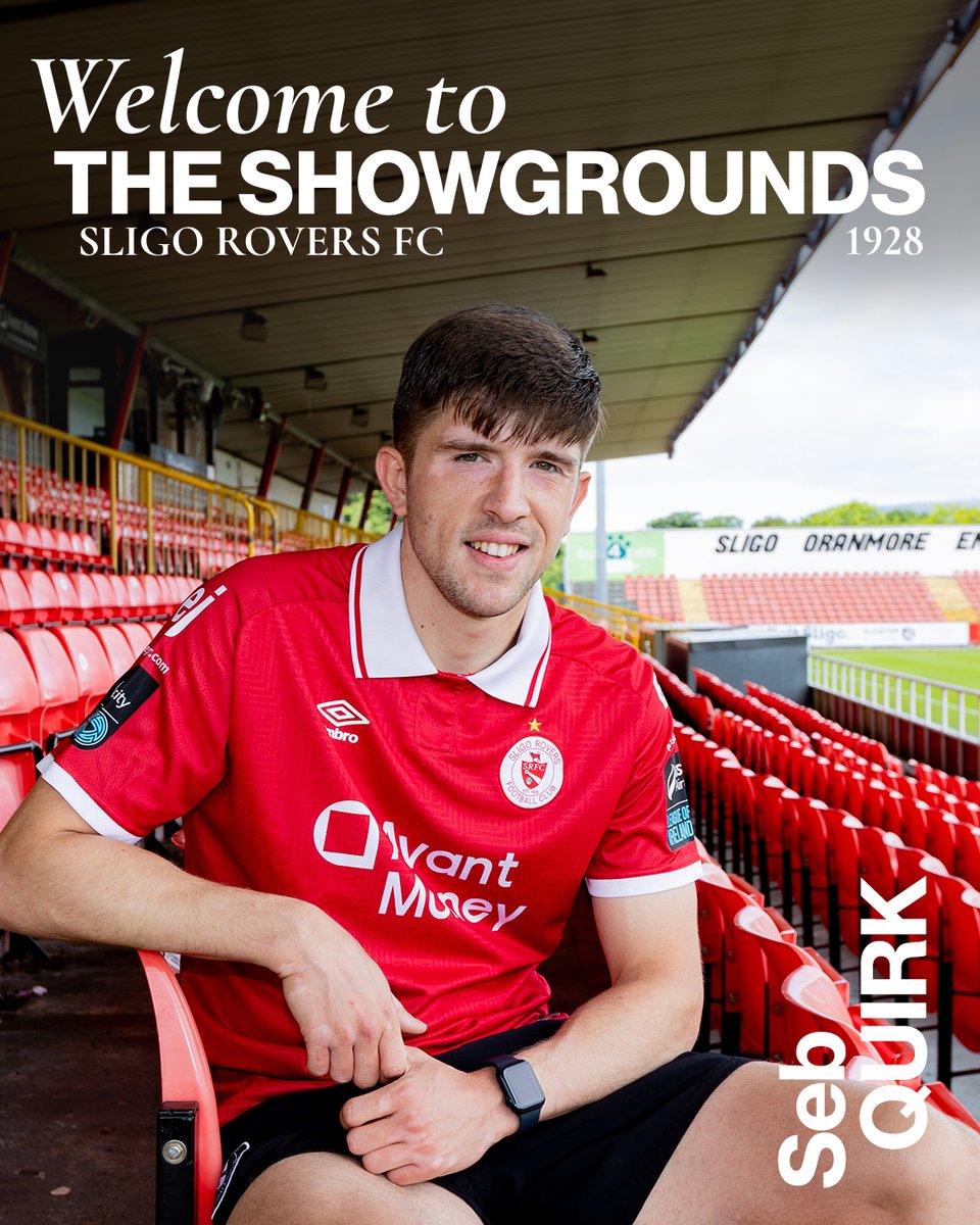 Rovers are delighted to announce the signing of Seb Quirk on a year-and-a-half deal. Welcome to the Showgrounds, Seb 🤝

Full article ⬇️
sligorovers.com/seb-quirk-sign…

#Bitored | #Since1928