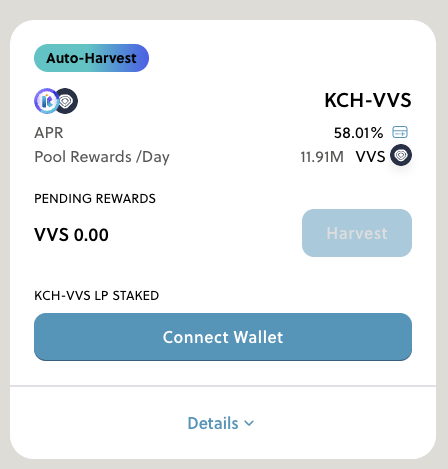 kaching!๐๏ธ (@kachingwin) on Twitter photo ๐ฅ Big news for Kaching farmers!
๐งโ๐พ Auto Harvest is now live on the KCH-VVS farm on <a href="/VVS_finance/">VVS-Finance</a>: Stake once and let the juicy yields roll in automatically to your <a href="/cryptocom/">Crypto.com</a> card or web3 wallet.
๐ Check it out: vvs.finance/farms ๐ฅ Big news for Kaching farmers!
๐งโ๐พ Auto Harvest is now live on the KCH-VVS farm on <a href="/VVS_finance/">VVS-Finance</a>: Stake once and let the juicy yields roll in automatically to your <a href="/cryptocom/">Crypto.com</a> card or web3 wallet.
๐ Check it out: vvs.finance/farms