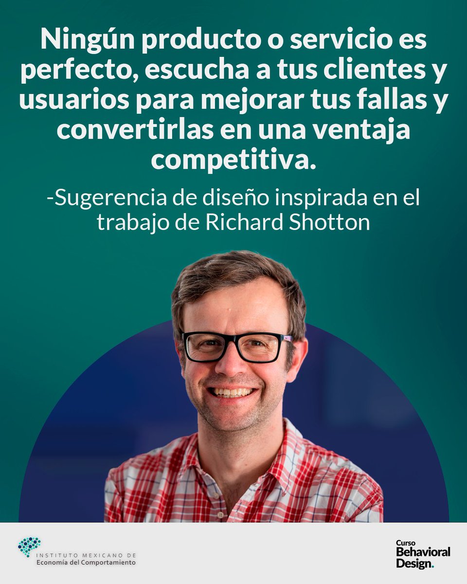 ecomportamiento's tweet image. 🧠📈 Una de las voces más influyentes en la intersección entre marketing y economía del comportamiento, Richard Shotton muestra cómo aplicar la psicología del consumidor de forma práctica y efectiva.

#RichardShotton #BehavioralDesign