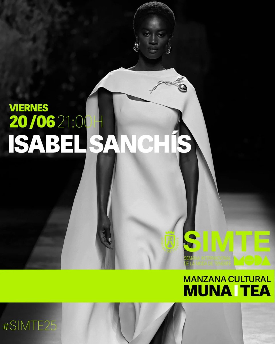 tenerifemoda's tweet photo. #SIMTE25 ✨ Te recordamos que Isabel Sanchís es una de las invitadas a la presente edición de la Semana Internacional de la Moda de Tenerife. https://t.co/GEQ5x7cDRf