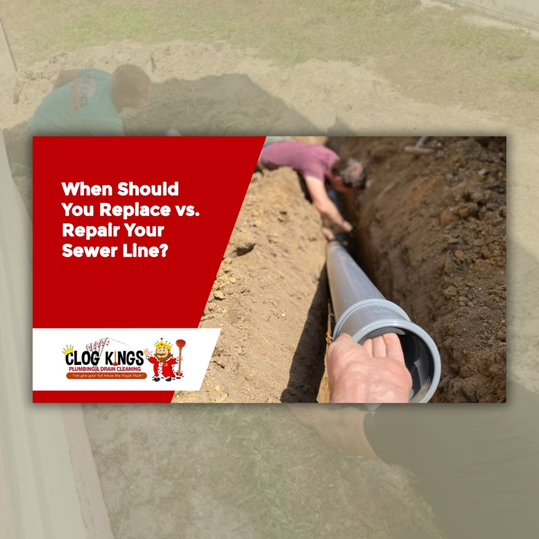 ClogKings's tweet photo. Sewer line issues can be disruptive. Whether to repair or replace depends on the damage—let's explore the factors and solutions.

Read here: https://t.co/yXYuE1Aa1M https://t.co/DwYcgL0G2y