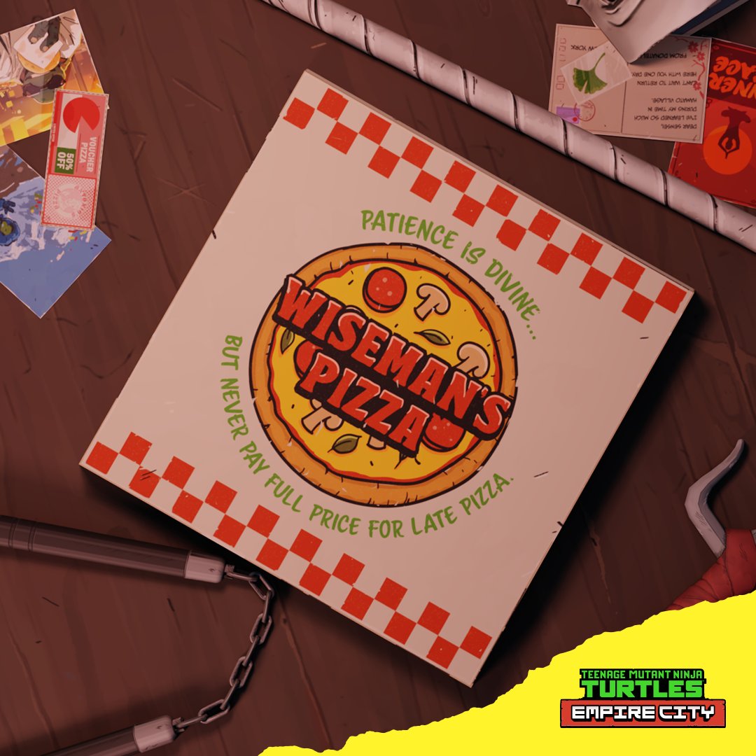CortopiaStudios's tweet image. Life is full of important lessons – but can’t you learn everything you need to know from the right pizza box?
#TMNT #TMNTVR #TMNTEmpireCity @TMNT