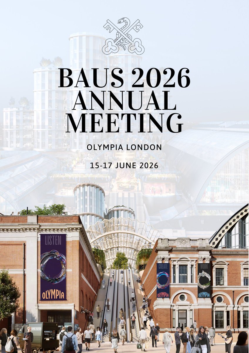 A huge thanks to all involved with #BAUS25 👏, including:

-Abstract Markers 
-Section Chairs &amp; Secretaries
-Programme Organisers
-Speakers &amp; Chairs
-Sponsors &amp; exhibitors
-Over 1,400 delegates

We can’t wait to see you next year at #BAUS26, 15-17 June, Olympia London!