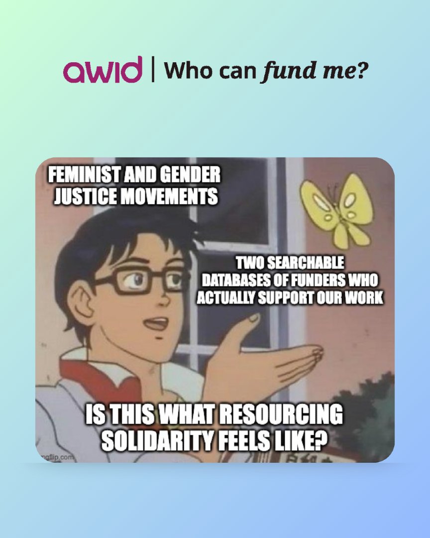 AWID's tweet image. #ICYMI Impactmapper, Justice Funds and AWID came together earlier today to drop a bunch of resources and tools to help feminist movements navigate the funding labyrinth amidst all the chaos!
Check out the funding databases and a fundraising guide here: bit.ly/who-can-fund-me