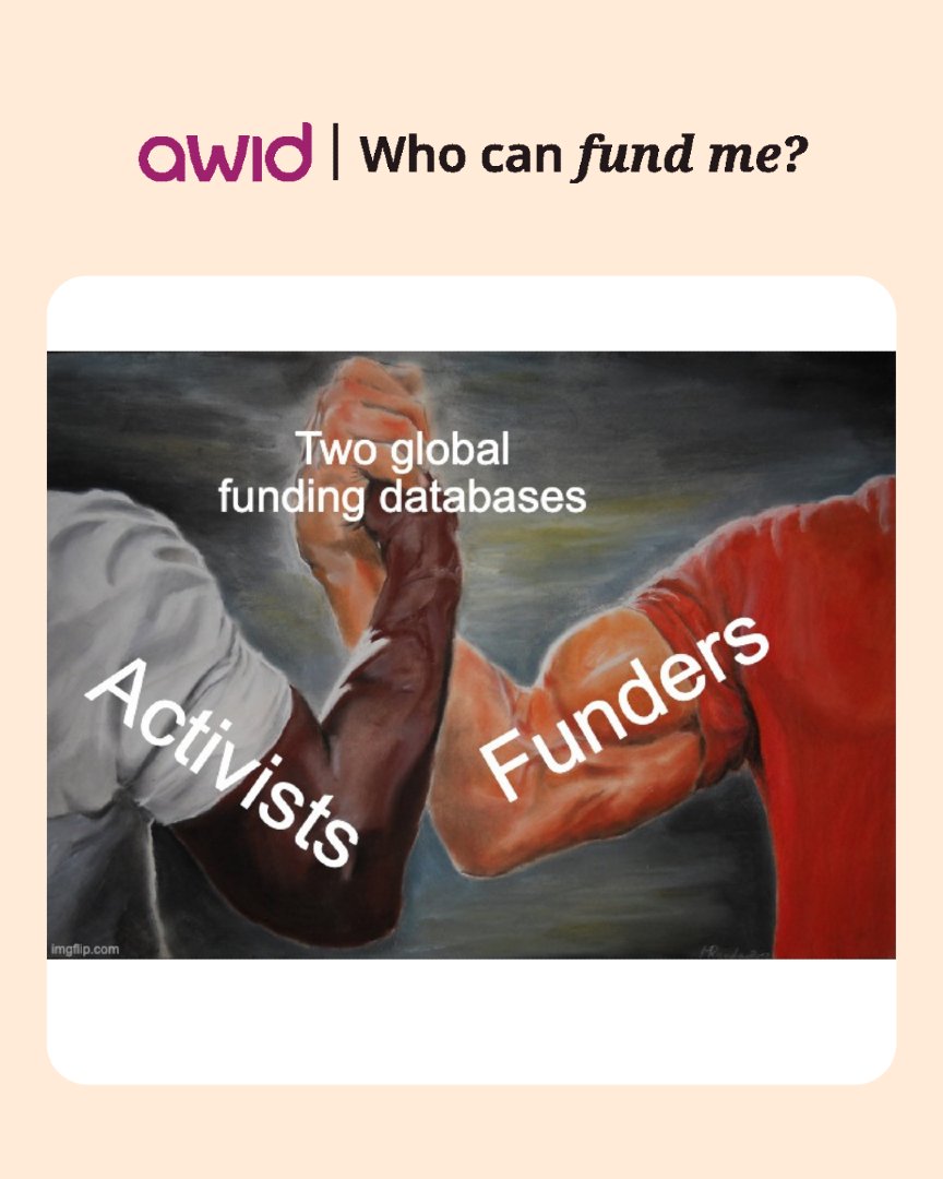 AWID's tweet image. #ICYMI Impactmapper, Justice Funds and AWID came together earlier today to drop a bunch of resources and tools to help feminist movements navigate the funding labyrinth amidst all the chaos!
Check out the funding databases and a fundraising guide here: bit.ly/who-can-fund-me