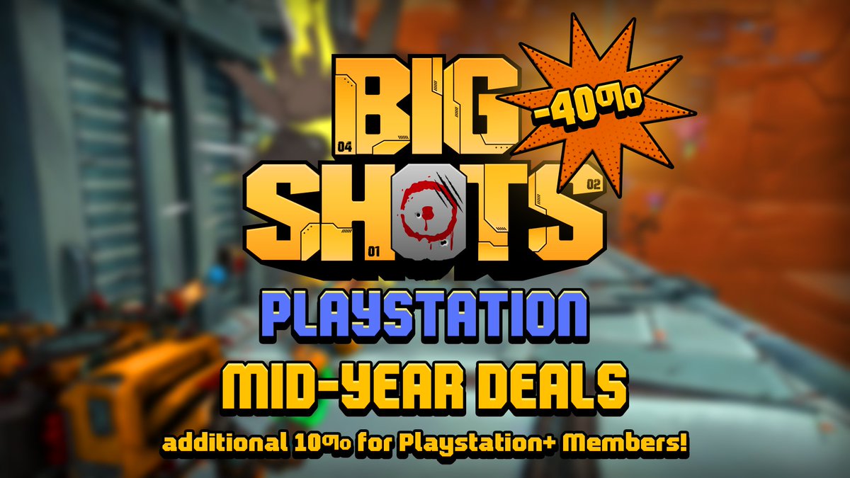 🚀 Calling all Mech Pilots on Playstation! 🚀
Gear up for battle! BIG SHOTS is 40% OFF! And an additional 10% for the Playstation+ members!💥 Save the planet, crush those bugs, and fight for the future. Don’t miss this deal! 🤖🔥  #PlaystationDeals #BigShotsGame #GamingSale