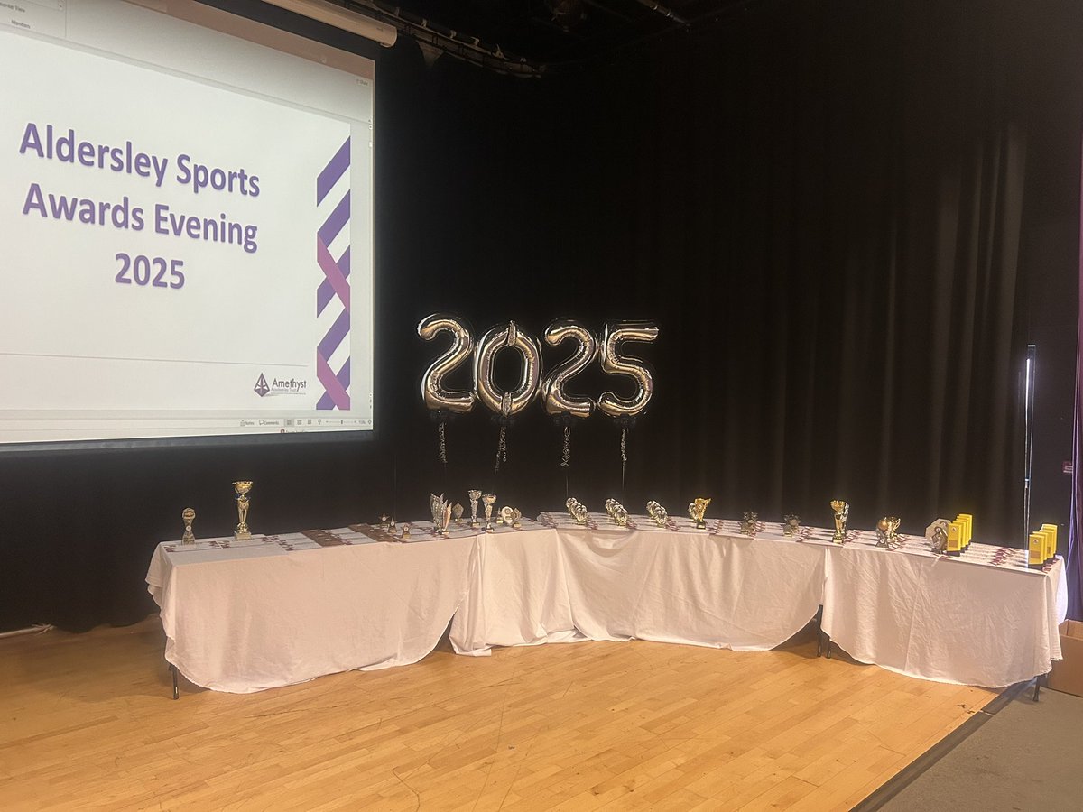 Ready for our Aldersley Sport Awards Evening 2025 💫 

See you all at 6pm ⏰ 

#AldersleySport #APE #AlwaysPursuingExcellence