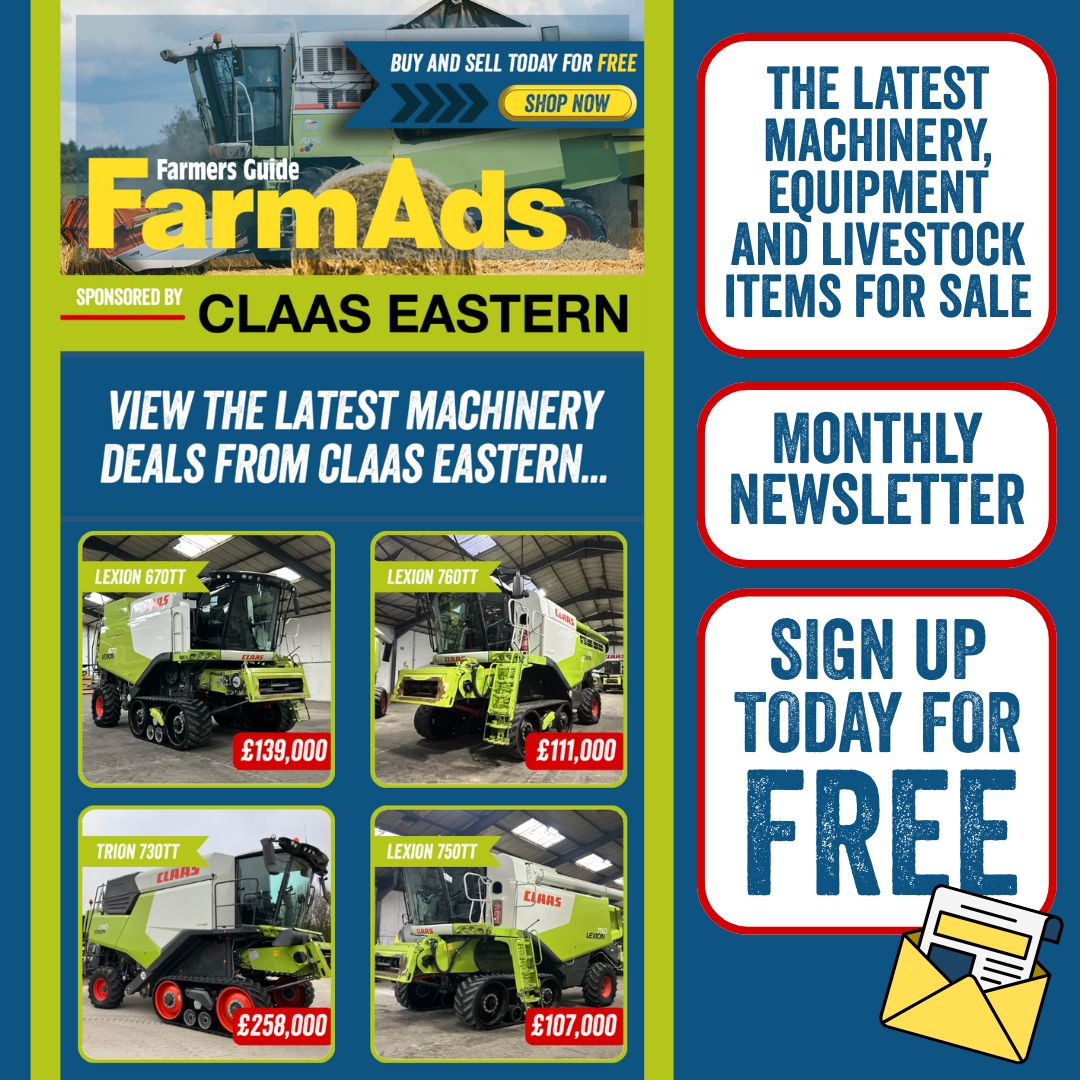 FarmersGuide's tweet image. Our June @FarmAds_ newsletter is now live ⚡️
This month features machinery deals from @CLAAS_Eastern 🚜 

Read it online bit.ly/FA-June25 or sign up so you don't miss out again bit.ly/fa-sign-up 📝

#livestocksale #machinerysale #farmmachinery #tractors #combines