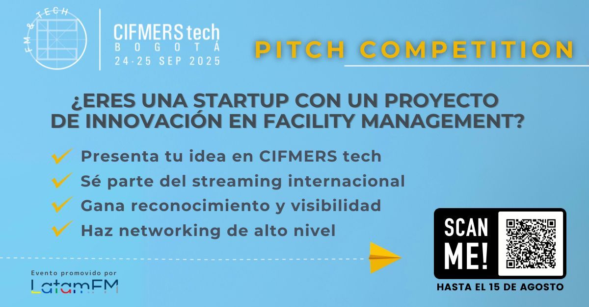 ✨ ¡𝗔𝘁𝗲𝗻𝗰𝗶𝗼́𝗻 𝘀𝘁𝗮𝗿𝘁𝘂𝗽𝘀 𝗱𝗲 𝘁𝗲𝗰𝗻𝗼𝗹𝗼𝗴𝗶́𝗮 𝗲 𝗶𝗻𝗻𝗼𝘃𝗮𝗰𝗶𝗼́𝗻! CIFMERS Tech Bogotá 2025 lanza la 𝗣𝗶𝘁𝗰𝗵 𝗖𝗼𝗺𝗽𝗲𝘁𝗶𝘁𝗶𝗼𝗻. Inscríbete antes del 15 de agosto. 𝗥𝗲𝗹𝗹𝗲𝗻𝗮 𝗲𝗹 𝗳𝗼𝗿𝗺𝘂𝗹𝗮𝗿𝗶𝗼 👉buff.ly/3ehSITg #Startup #FM