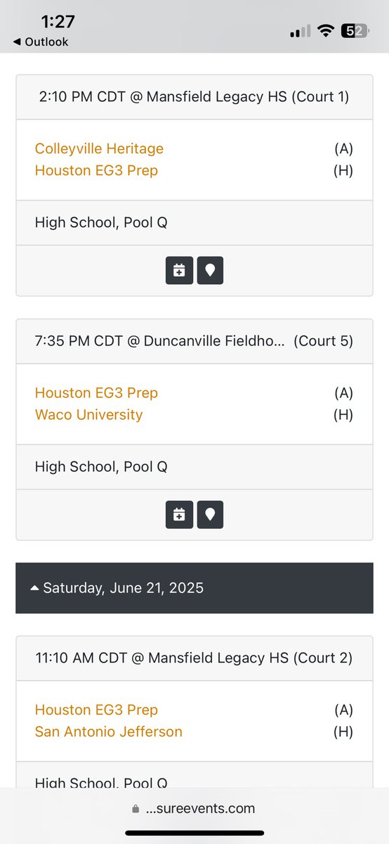 TABC SCHEDULE !!