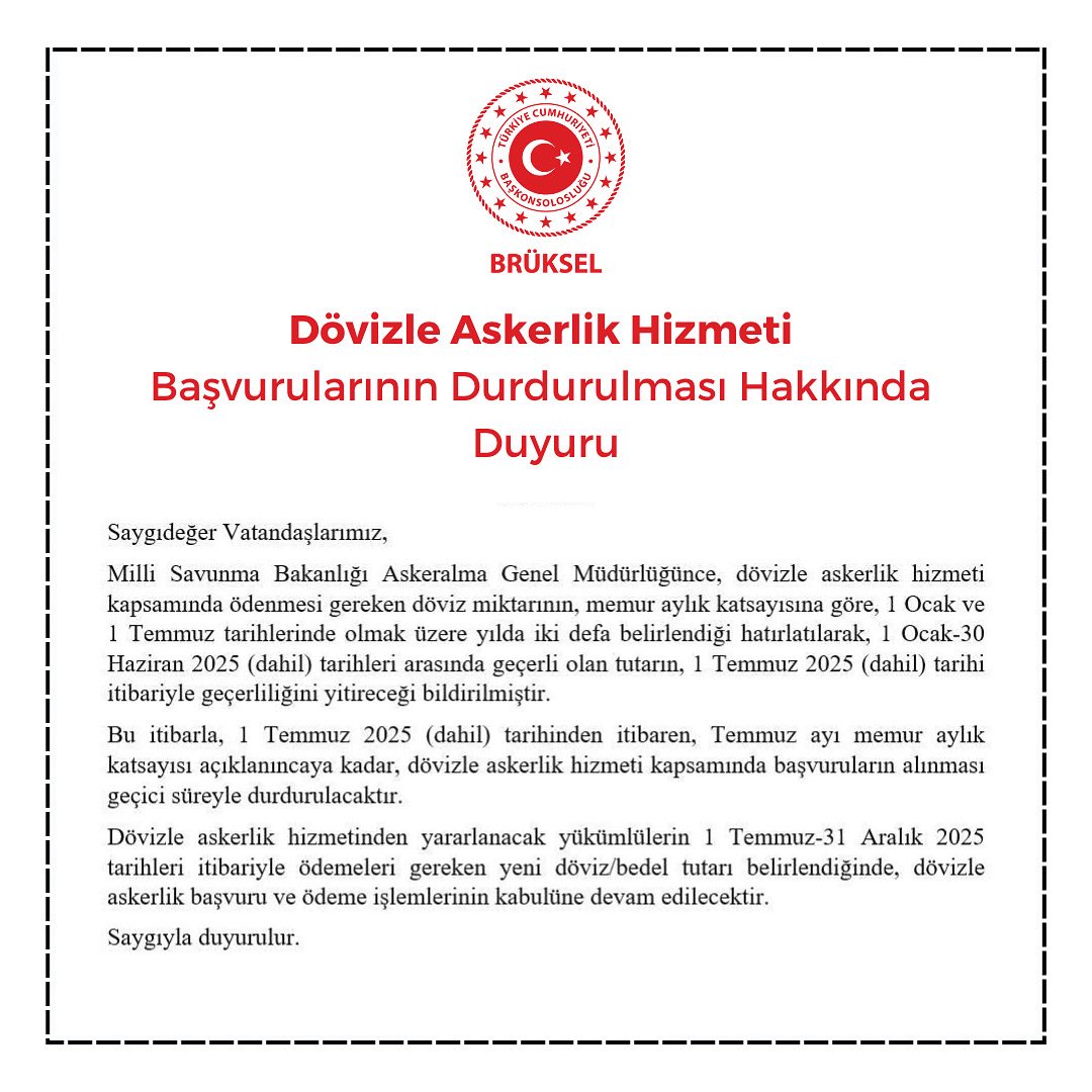 Saygıyla duyurulur.