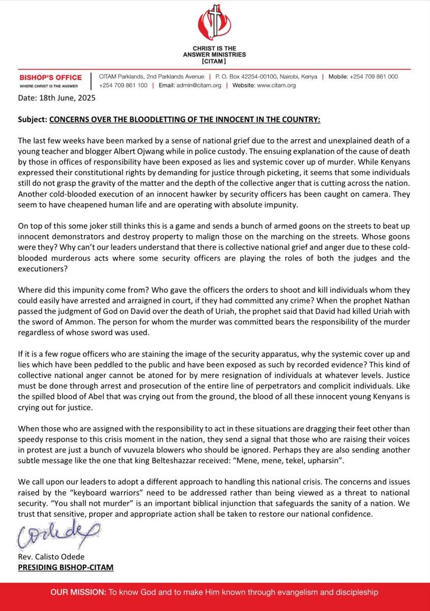 The second paragraph had ny jaw on the floor. #JusticeForAlbertOjwang #JusticeForBonifaceKariuki #JusticeForAlbertOchieng