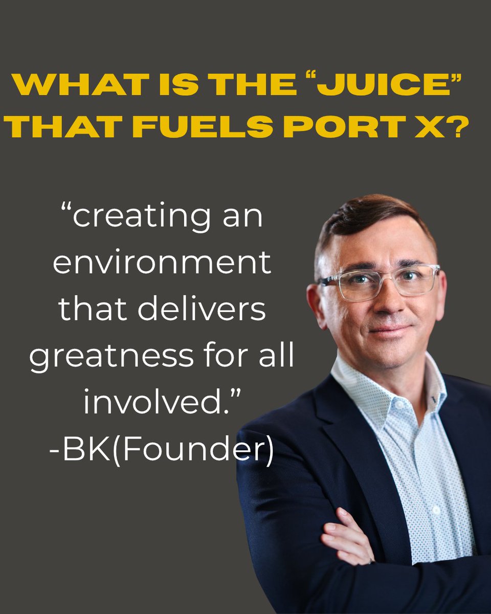 PortXLogistics's tweet image. Why do we do what we do at Port X?
It’s not just freight — it’s who we are.

“These aren’t just words, but daily actions.” — Brian, CEO

The juice is real.
That’s why we do it.

#WhyWeDoIt #PortXPurpose #CoreValuesInAction #FreightWithHeart
