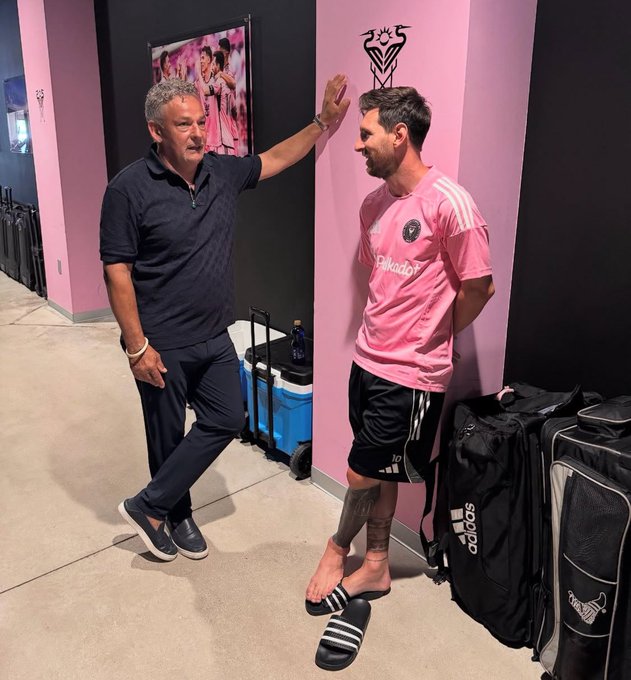 Roberto Baggio and Lionel Messi 🤩