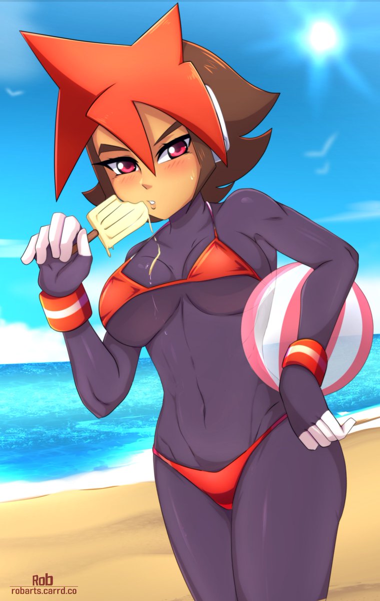 ☀️ ~Summer Atlas~ ☀️

Hi everyone! wish you a great day! 

This year i took some time and make somethin to finally participate on <a href="/megagals/">Pumpkinsareholy</a> zine! 

And what better than to make a character that had not appeared here for a long time: Atlas!

I hope you like it❤️‍🔥