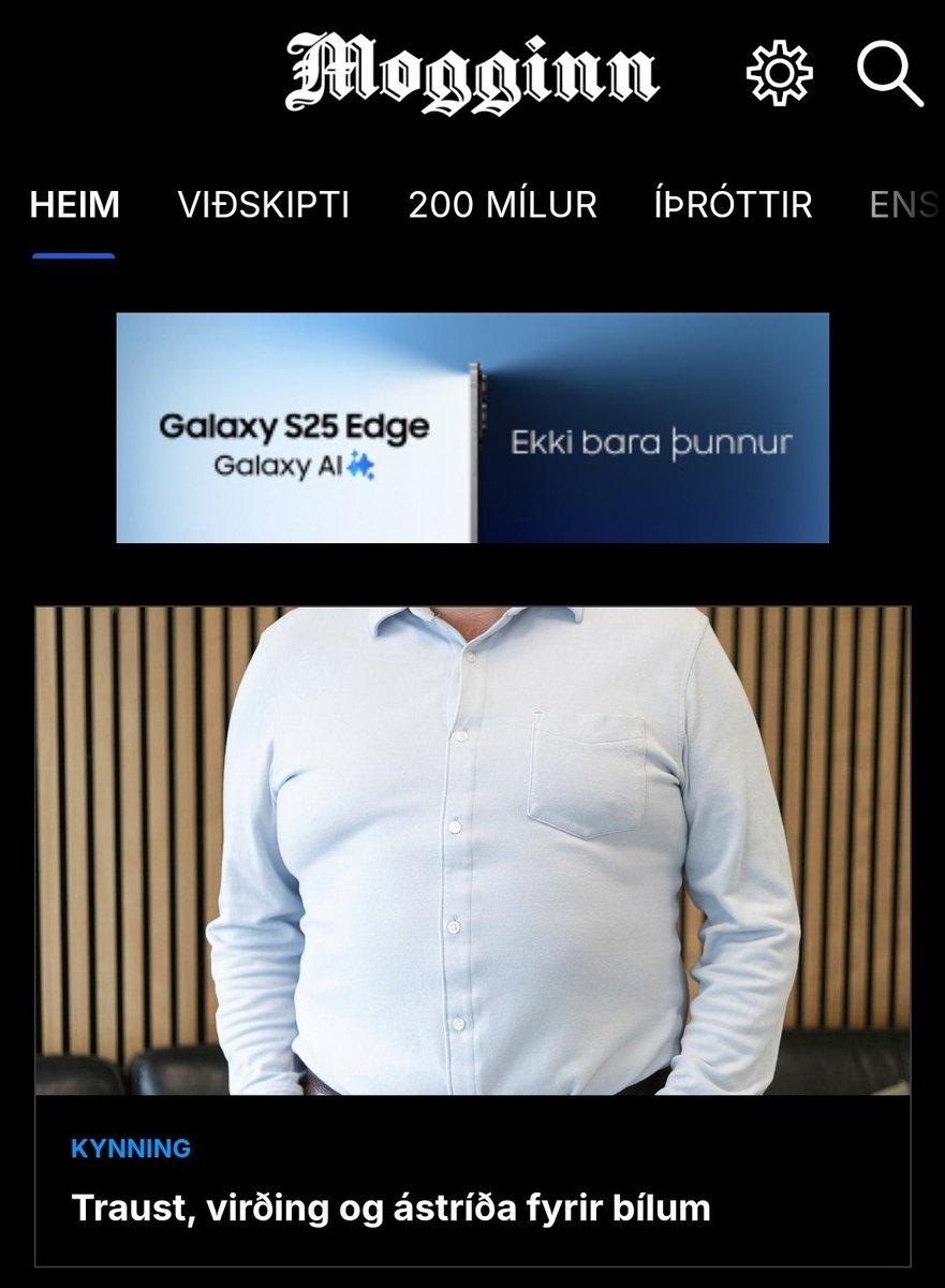 Hvað nákvæmlega er Mogginn að kynna þarna?