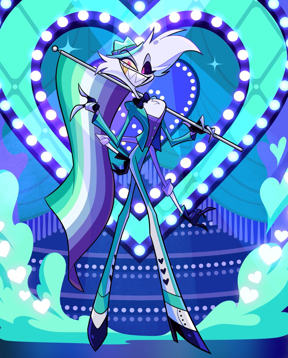 blakes_not_real's tweet image. I’m OBSESSED. New Angel Dust print for Pride by @kanomareki !! Available starting at Washington State Summer Con this weekend : ) 🏳️🌈