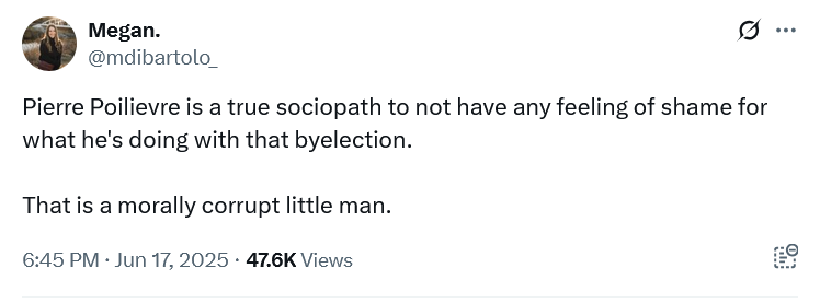 Carney literally removed a three tern Liberal MP from Nepean so he could run in the riding.

He removed a Liberal candidate who was chosen by the Lib riding association and had already rented an office and printed signs to install Sean Fraser as the candidate in Central Nova.