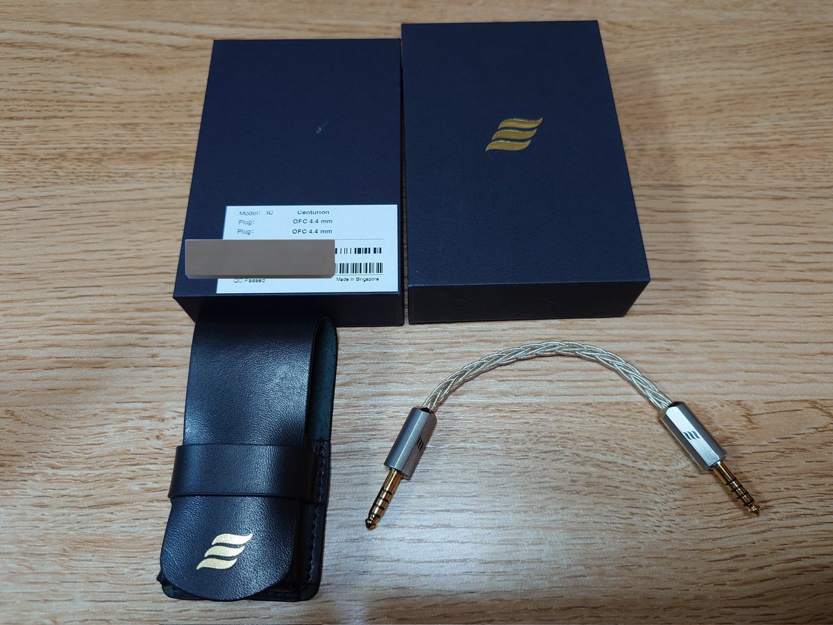【緩募②】Effect Audio Centurion 8wire ICケーブル (4.4mmオス-4.4mmオス)

広大な音場と高解像感、開けたような高音が特徴です

¥110,000 銀行振込希望

片側のプラグフィルムは剥がしています
使用するときは必ずフィルムが残っている方を上流側、フィルムを剥がした方を下流で使用していました