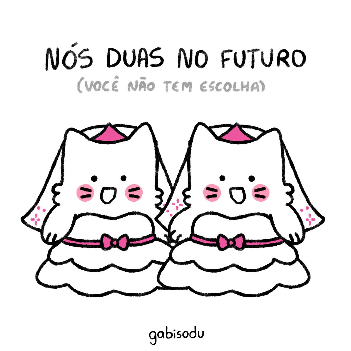 gabisodu's tweet photo. gatinhas casadas que se amam muito https://t.co/e1lMguoSO4