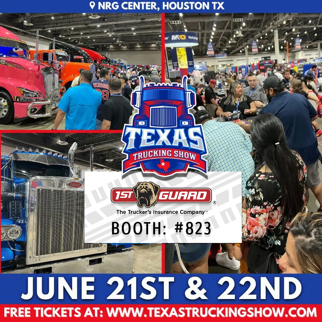 1stGuard's tweet photo. We're Headed To #Houston! Come see us this weekend. Booth #823.  Need a VIP Ticket?  Comment below, and we'll make it happen. #Trucking #TexasTruckingShow https://t.co/nOaeuioRTd