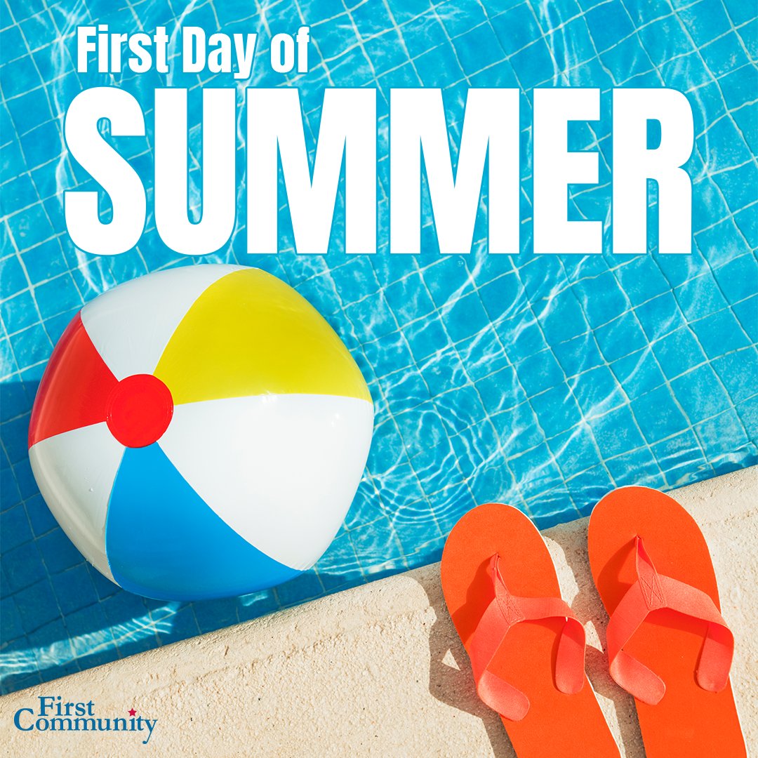 Today marks the first official day of Summer! 😎

We hope everyone gets a chance to get out, get to the lake or pool, and enjoy some beautiful weather this weekend!