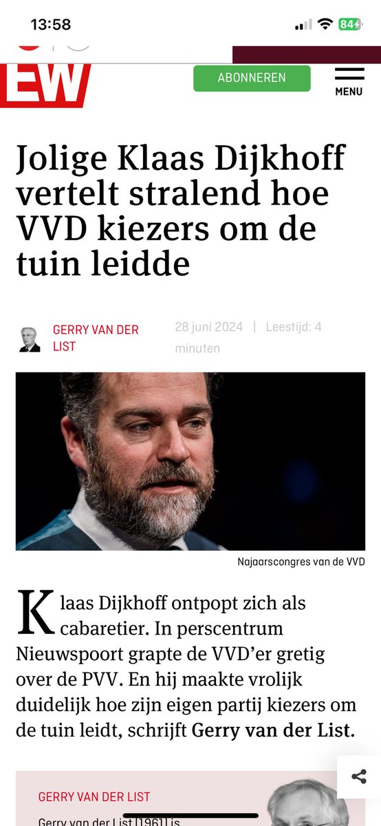 Wim75780668's tweet photo. @vooronsNL Klaas Dijkhof is misschien een aardige kerel maar ook een onbetrouwbare VVDer. 
Ik zeg alleen maar:TRAP NIET IN DE MOOIE SLIMME PRAATJES!
VVD heeft Nederland gesloopt!
Wolf in schaapskleren en is pure paniekvoetbal van de VVD.👇 https://t.co/rrMoO7EiKm