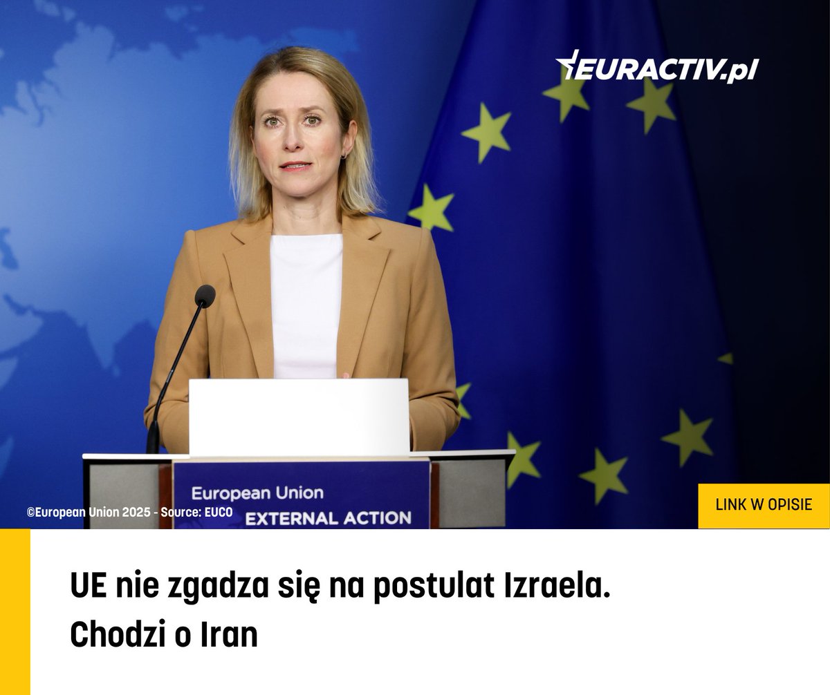 🇪🇺 UE mówi “nie” izraelskiemu postulatowi zmiany reżimu w Iranie.

🟡Więcej: euractiv.pl/section/bezpie…