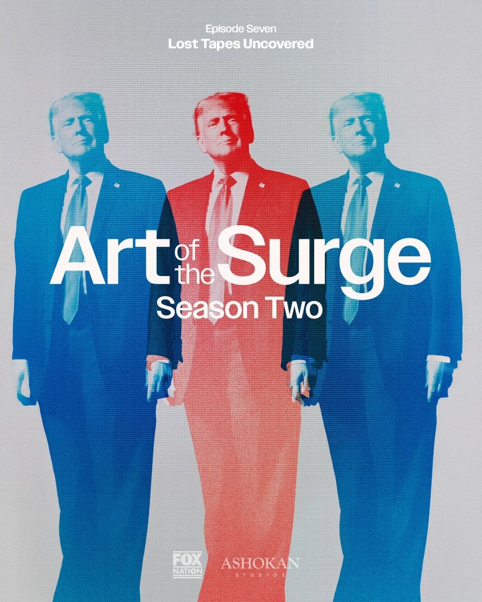 Fox Nation (@foxnation) on Twitter photo Two new episodes. One unfolding story.
President <a href="/realDonaldTrump/">Donald J. Trump</a>'s campaign journey continues with brand new episodes — only on Fox Nation. bit.ly/4m92870 | <a href="/ArtoftheSurge/">Art of the Surge</a> Two new episodes. One unfolding story.
President <a href="/realDonaldTrump/">Donald J. Trump</a>'s campaign journey continues with brand new episodes — only on Fox Nation. bit.ly/4m92870 | <a href="/ArtoftheSurge/">Art of the Surge</a>