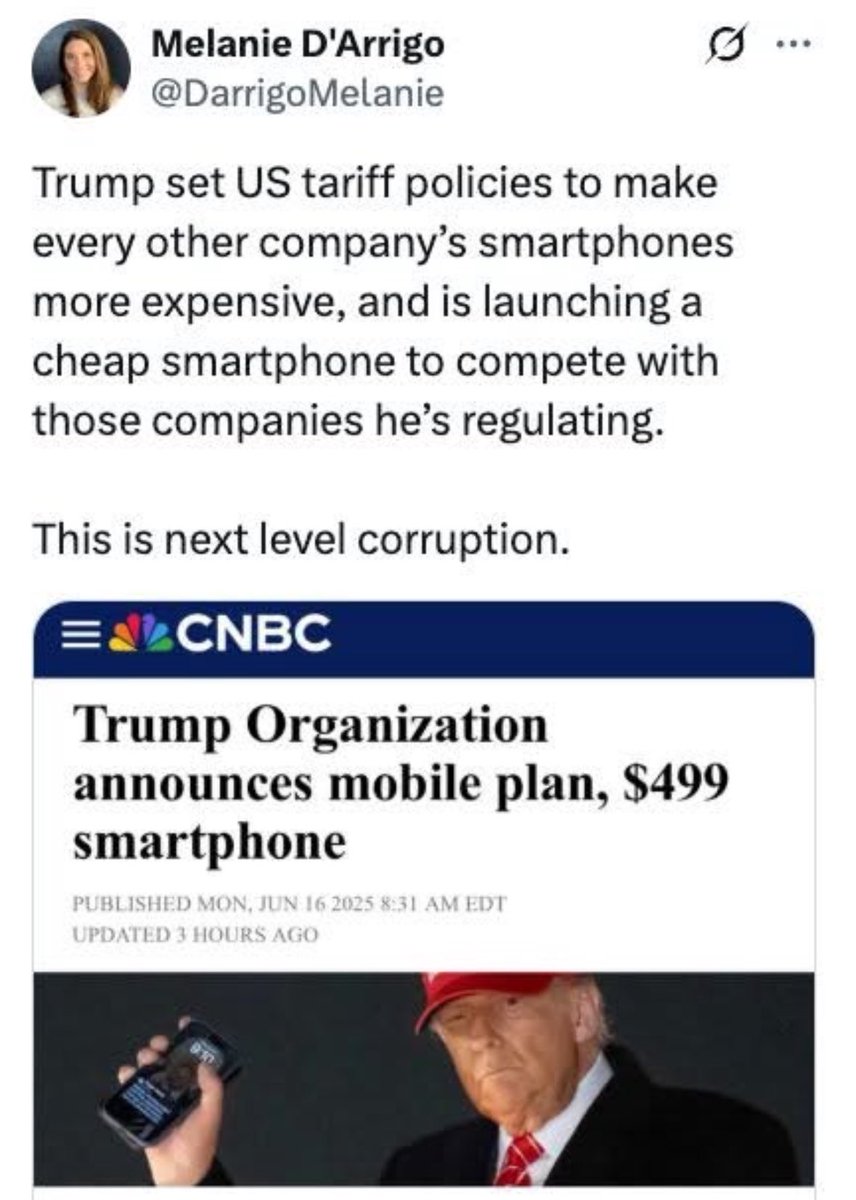 We’re seeing corruption on a scale that we’ve never seen before and the Republicans who spent four years and untold millions failing to prove that the Biden’s were a crime family are completely silent. 

I wish I could say that I am shocked. But I’m not.