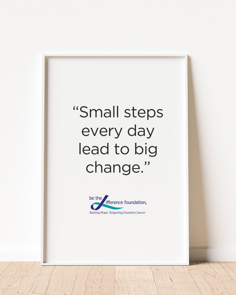 “Small steps every day lead to big change.”

Whether it’s raising awareness, donating, or registering to ride — every step you take helps move us closer to a cure. 💪💙

#MotivationMonday #BeTheDifference #OvarianCancer
