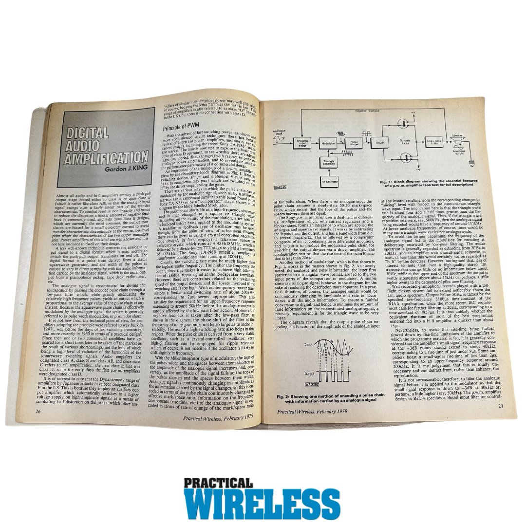 PracWireless's tweet photo. Blast from the past!

In 1979, Gordon investigated a less well-known technique of transforming analogue input signals into digital ones to improve audio performance.

Shop the latest issue of Practical Wireless magazine here: https://t.co/7hrlB5tvQG

#radio #radiouser https://t.co/rU8Ulo5iI5